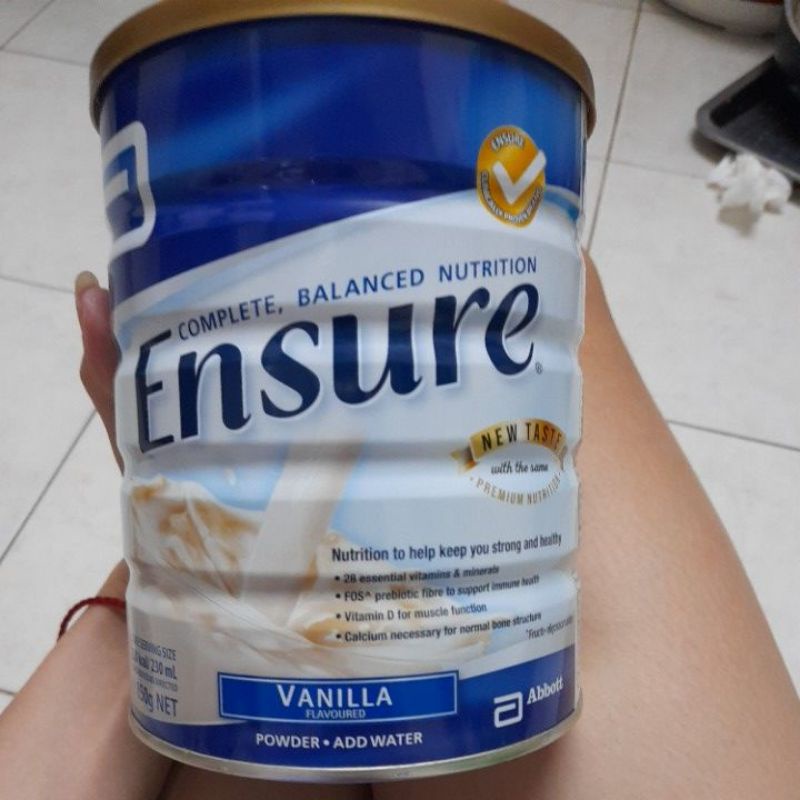 Sữa Ensure Úc 850g vị Vani date t5/24
