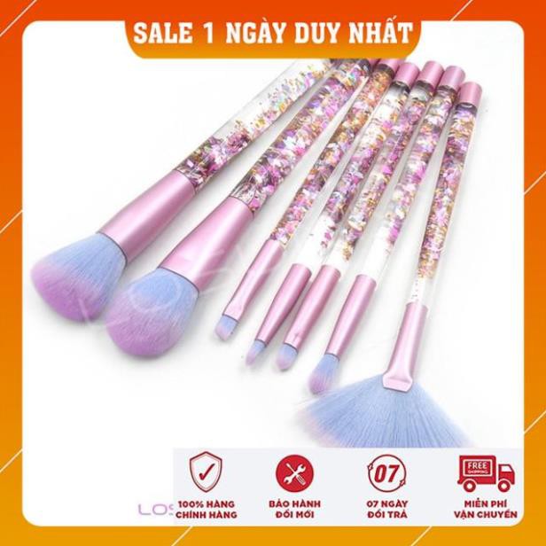 Bộ Cọ 7 Cây Losuny Nhũ Lấp Lánh Hàng Nội Địa Trung