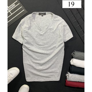 {HÌNH THẬT2} ÁO THUN TRƠN CỔ TIM  ĐỦ MÀU UNISEX