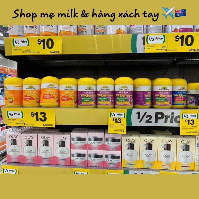 Kẹo dẻo Nature Way Vita Gummie Vitamin C + ZinC Úc