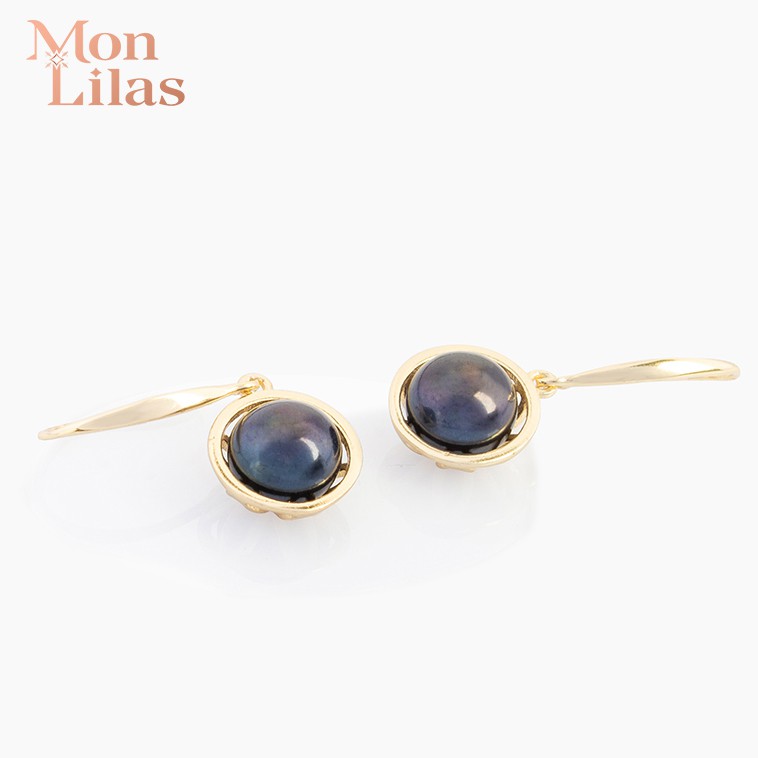 Khuyên Tai Bạc Mon Lilas Quý Phái Earring K0420001-2