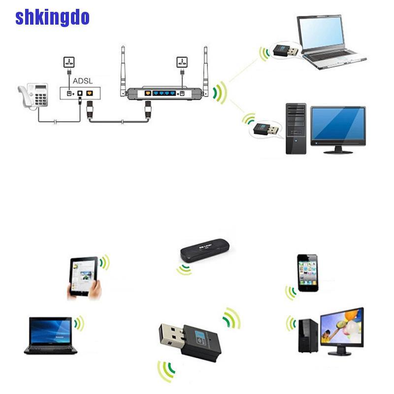 Usb wifi không dây 300mbps Wlan 802.11 B / G / N