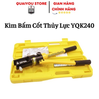 Kìm bấm cốt thủy lực yqk240 - bảo hành 6 tháng