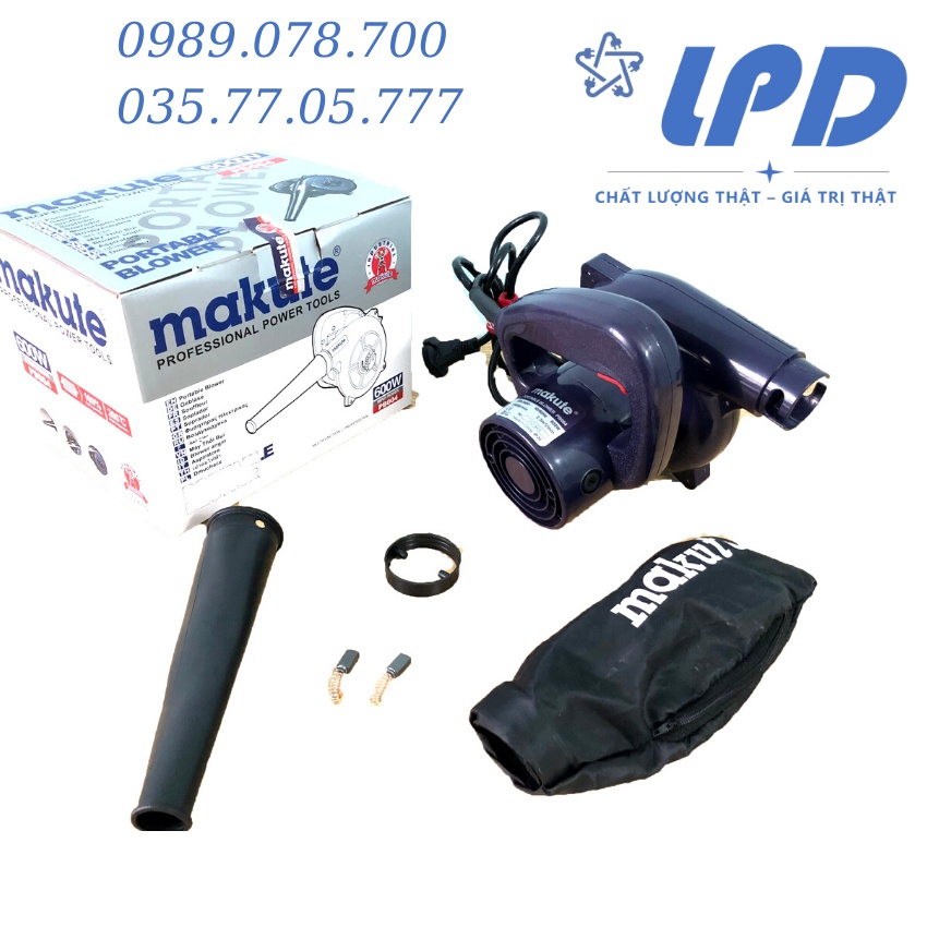 Máy thổi hút bụi chính hãng Makute PB004 công suất 600W