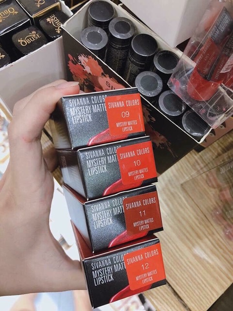 [ HÀNG CÓ SẴN ] SON SIVANNA COLORS MYSTERY MATTES LIPSTICK | BigBuy360 - bigbuy360.vn