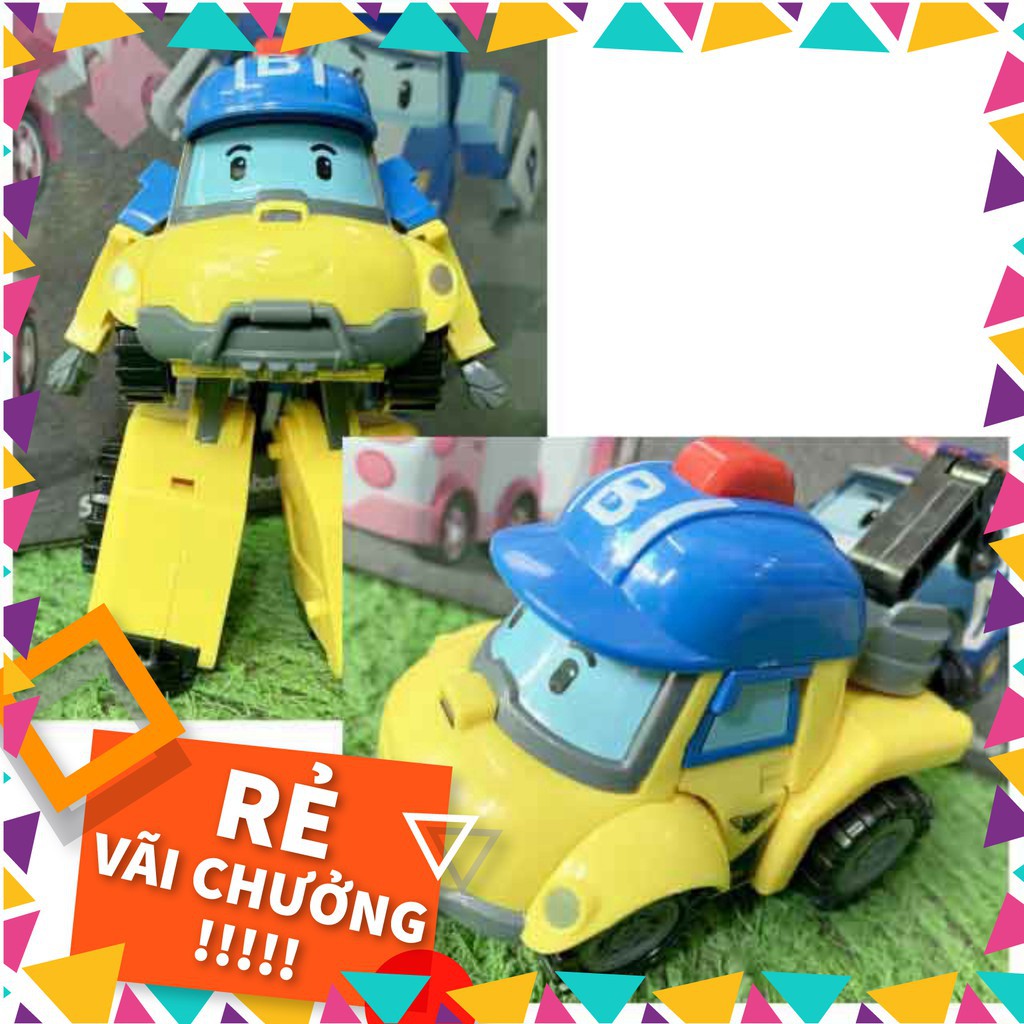 [tongkhotruongtien] Bộ xe Robocar Poli biến hình thành robot 6 chiếc