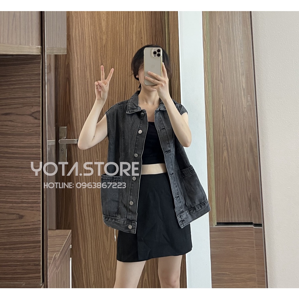 Áo khoác jeans gile - GL01