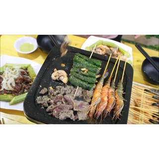 Đá nướng thịt núi lửa không khói