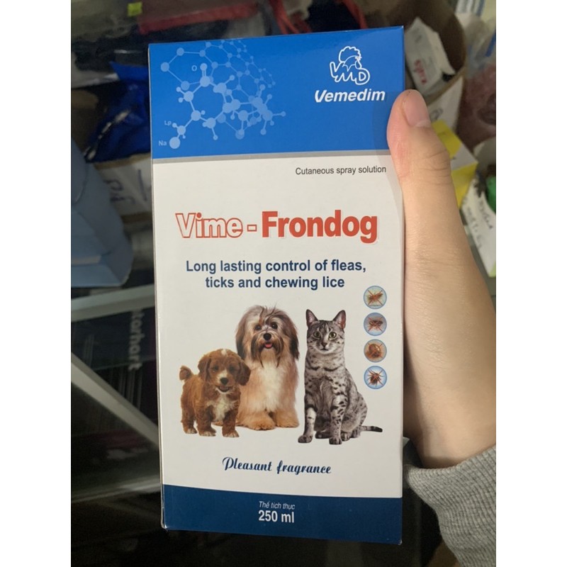 Xịt ve, bọ chét chó mèo Frondog-Vimedim