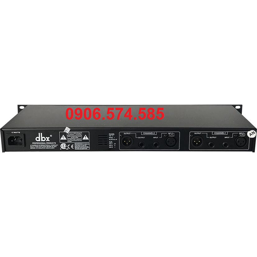 Lọc tiếng Equalizer DBX 215