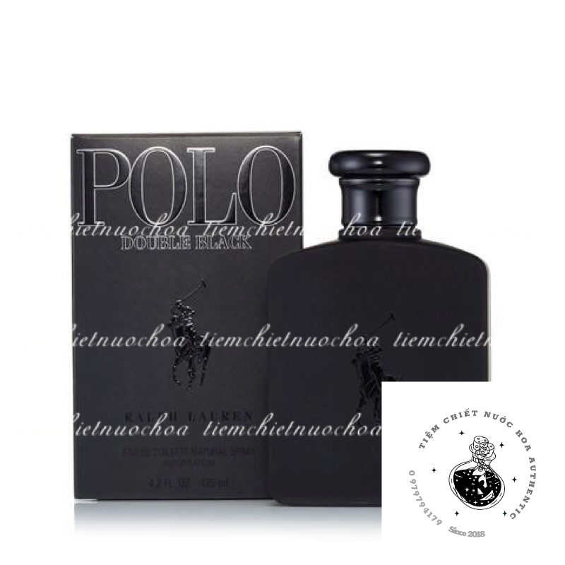 Nước hoa nam Ralph Lauren Polo Double Black EDT [ Mẫu thử 0.33fl.oz]