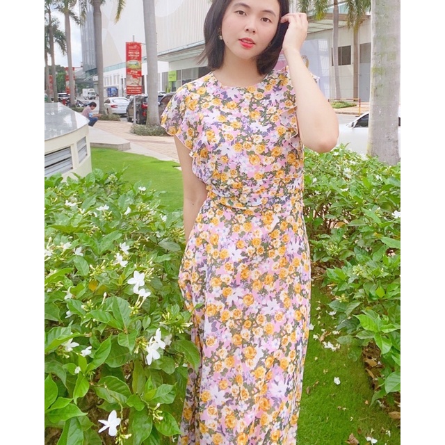 Đầm voan xoè bông dạo phố, công sở - QCDesign - Đầm nữ trẻ - Đầm trung niên