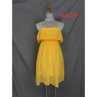 Đầm voan 2 dây bèo