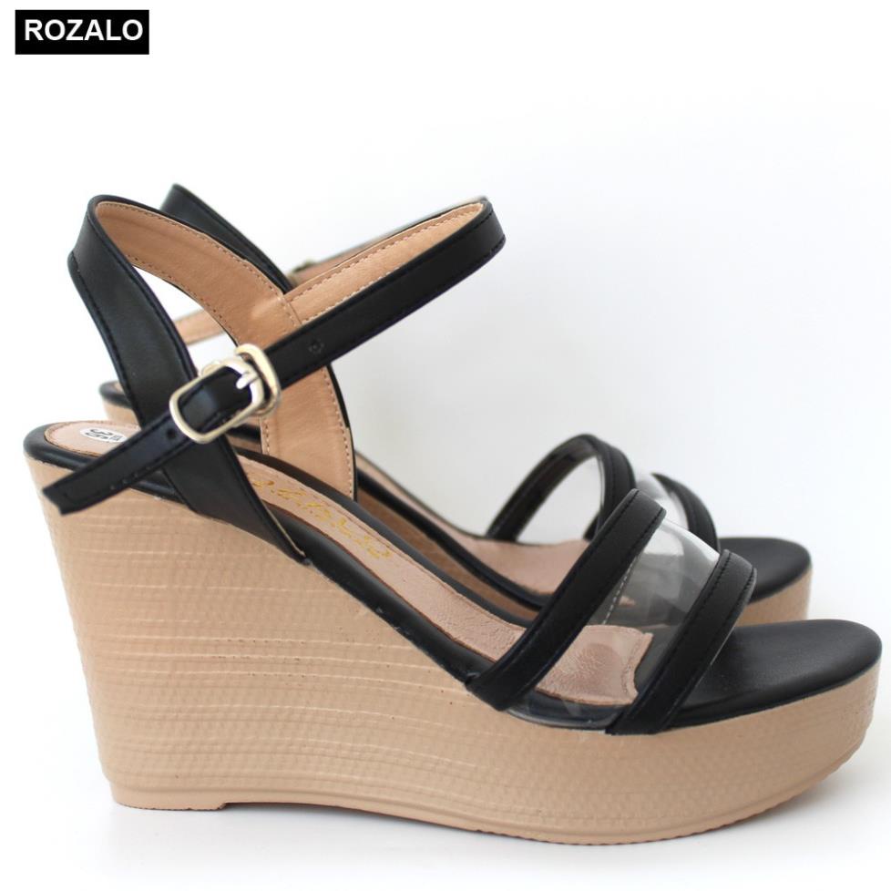 🍅 Dép xăng đan đế xuồng cao gót 9P Rozalo R5809