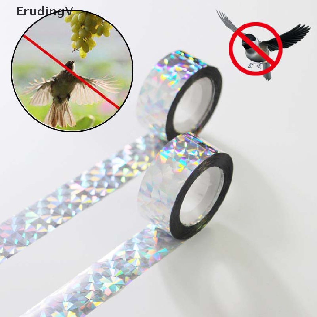 Cuộn Băng Keo Phản Quang 80M Chống Chim Phá Hoại Sân Vườn Tiện Dụng