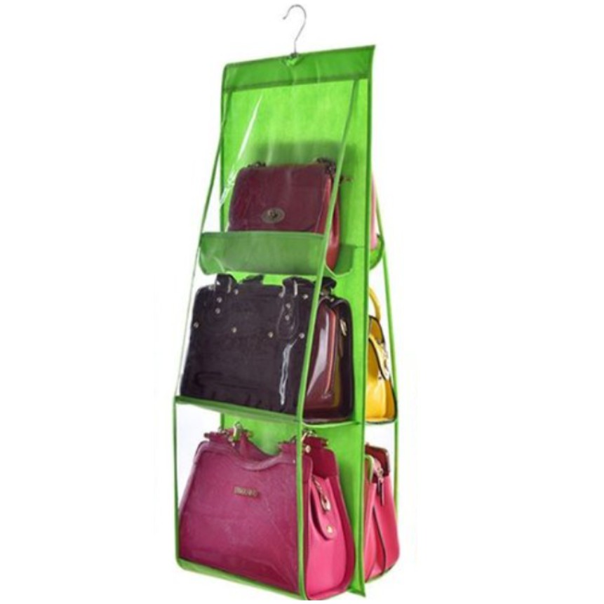Túi treo túi cách 6 ngăn tiện dụng đựng túi xách hoặc giày