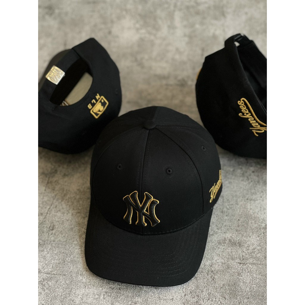 Nón lưỡi trai cao cấp New York Yankees unisex (2 màu Trắng/Đen)