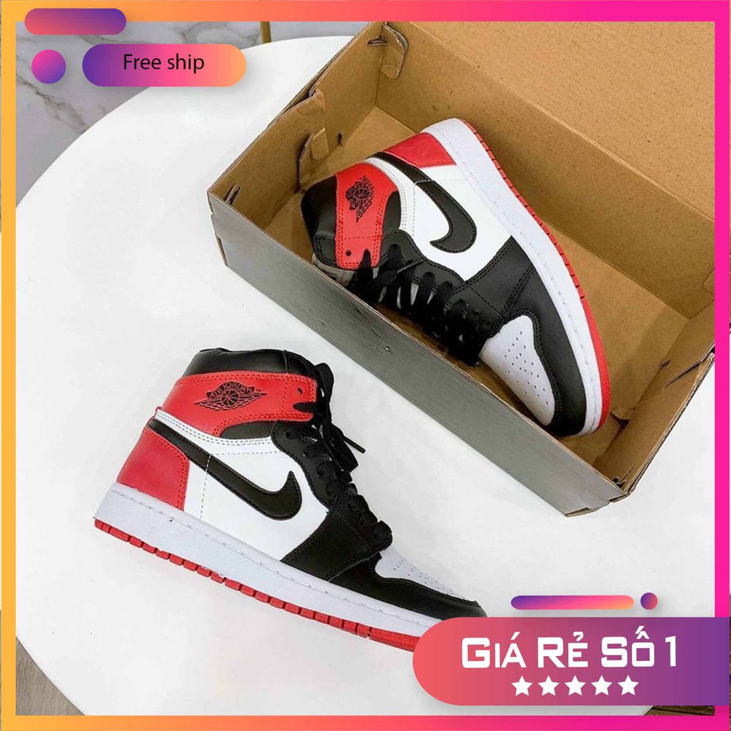 Giày thể thao jd1 High Twist ( Panda ) Đen Trắng, giày jd đỏ đen giày jd Cổ Cao Nam Nữ Hot Trend 2021 vtrắng
