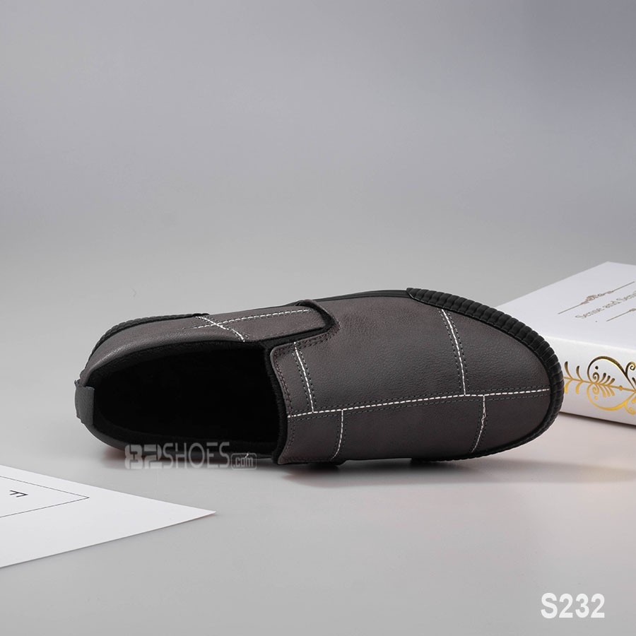 [XẢ KHO, LẺ SIZE] Giày lười nam - Slip on nam da - Mã S232