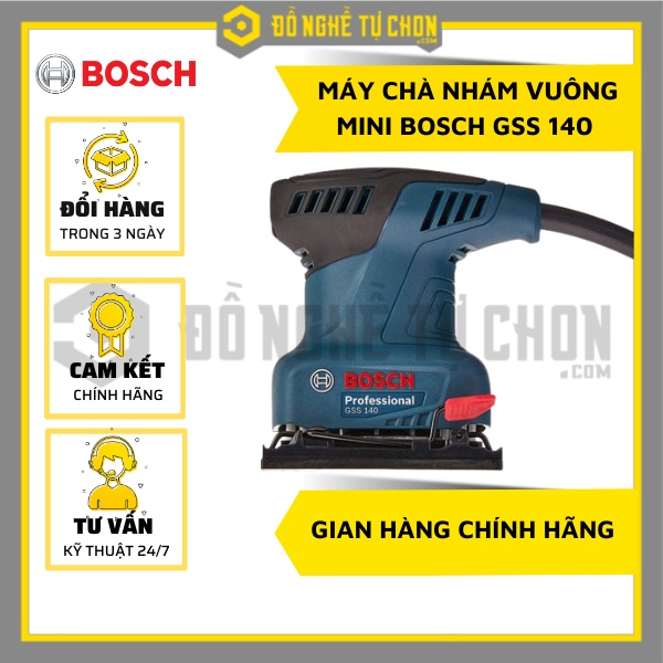 Máy chà nhám BOSCH GSS 140 vuông mini chính hãng giá rẻ