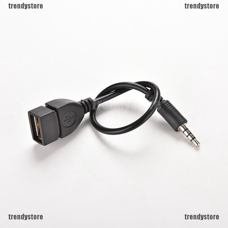 THIET Dây cáp chuyển đổi âm thanh AUX 3.5mm sang USB 2.0