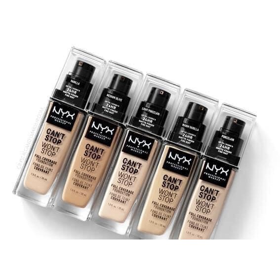 Kem nền NYX Can’t Stop Won’t Stop Full Coverage Foundation 30ml