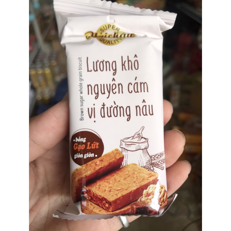 Thanh Hoá - Lương khô Hải Châu Nguyên Cám vị đường nâu gói 70g