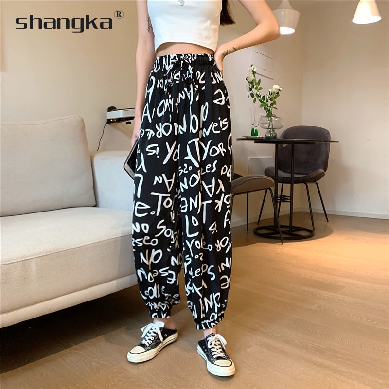 Quần Dài Nữ Ống Rộng Lưng Thun Thời Trang Mới