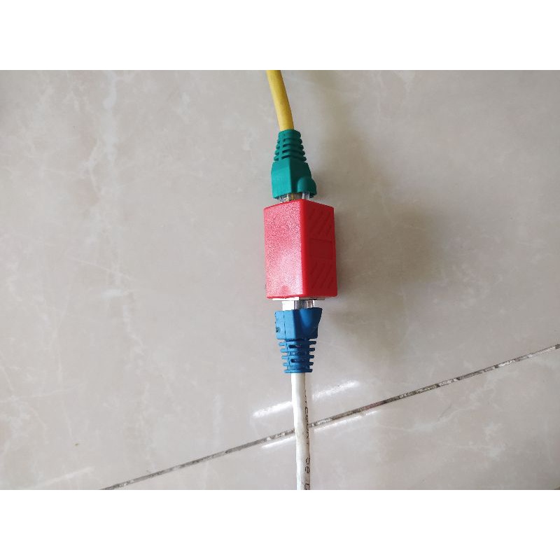 Đầu nối dây mạng lan hàng chất lượng đầu nối mạng bọc cao su đầu nối RJ45