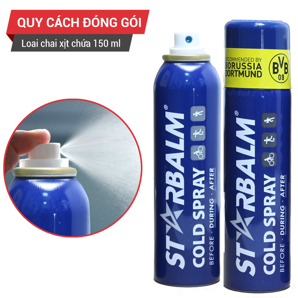 Chai Xịt Lạnh Starbalm Cold Spray 150ml GF003SB