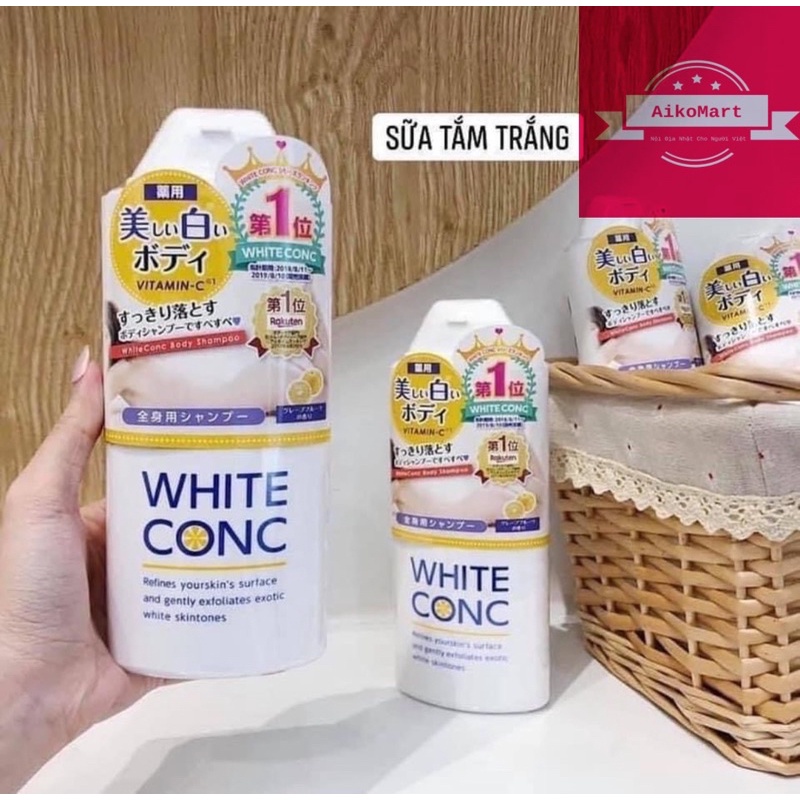 Sữa tắm trắng da White Conc 360ml