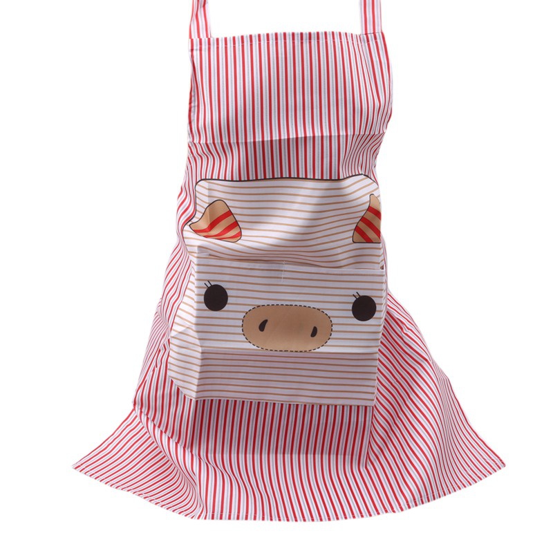 Tạp Dề Vải Lanh Cotton Chống Thấm Nước Kiểu Nhật