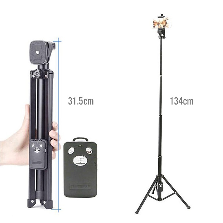 Gậy Tự Sướng Kiêm Chân Tripod Yunteng VCT-1688 Kèm Remote Kết Nối Bluetooth - Hàng Chính Hãng | BigBuy360 - bigbuy360.vn