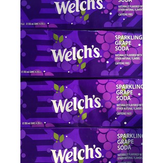  Nước Soda Welch’s Mỹ thùng 12 lon
