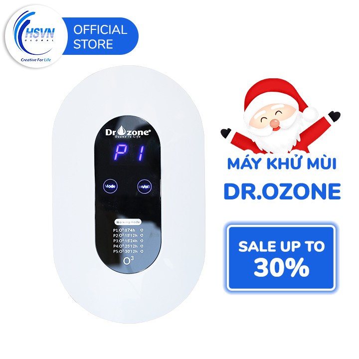 [Mã ELHA22 giảm 6% đơn 300K] Máy khử mùi nhà vệ sinh Dr.Ozone Smart Clean Pro 10m2 -25m2 [ HSVN Global ]