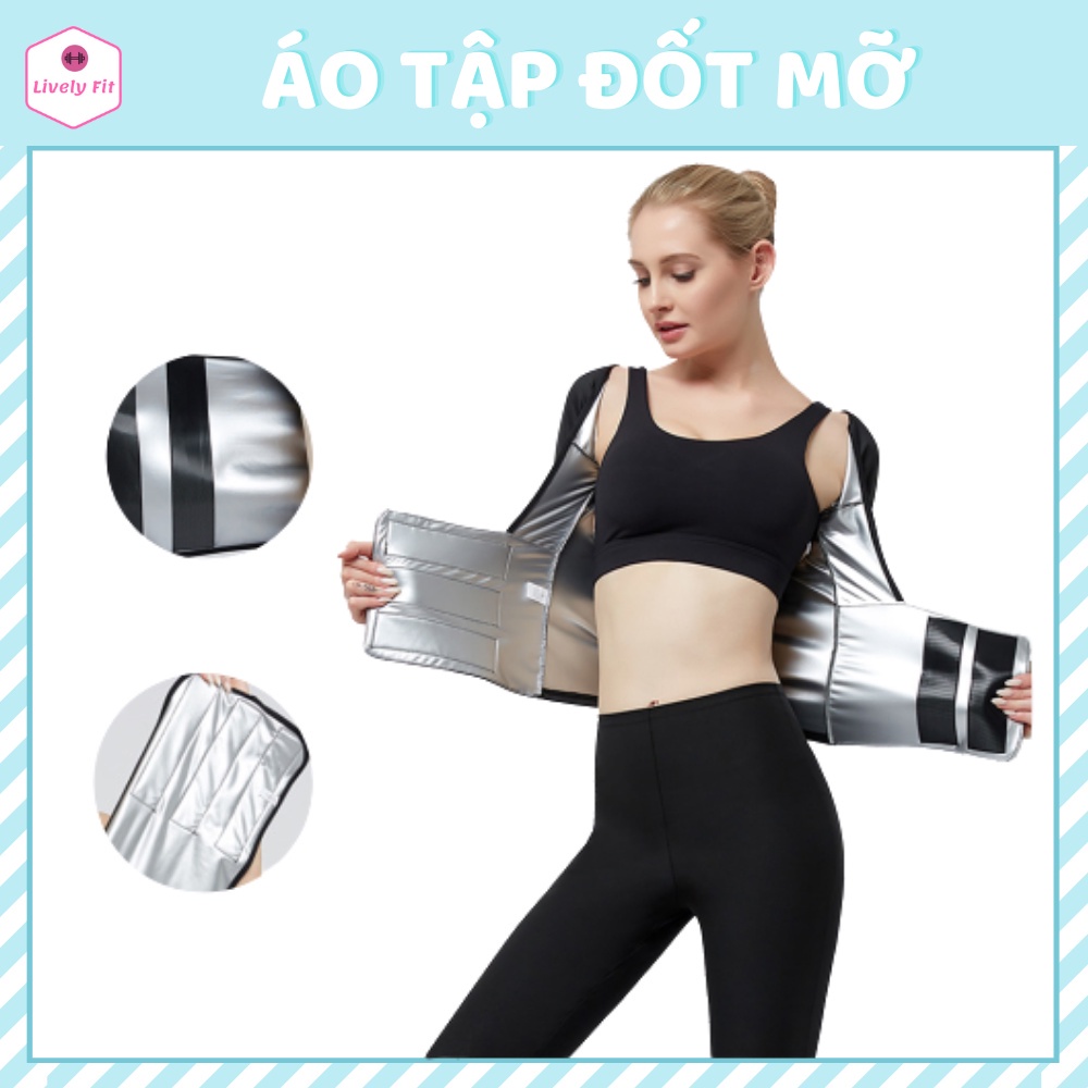 Áo Tập Gym Siêu Đốt Mỡ Sinh Nhiệt Tăng Đổ Mồ Hôi, Nịt Bụng Định Hình Vóc Dáng