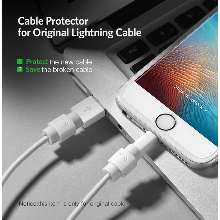 Set 6 phụ kiện bảo vệ cáp UGREEN thích hợp cho điện thoại Apple