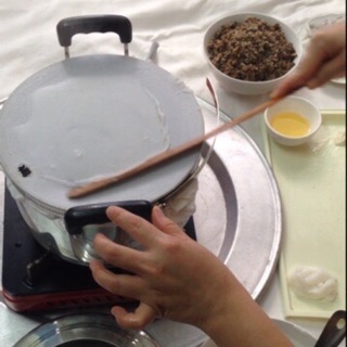 Bộ tự tráng bánh cuốn tại nhà