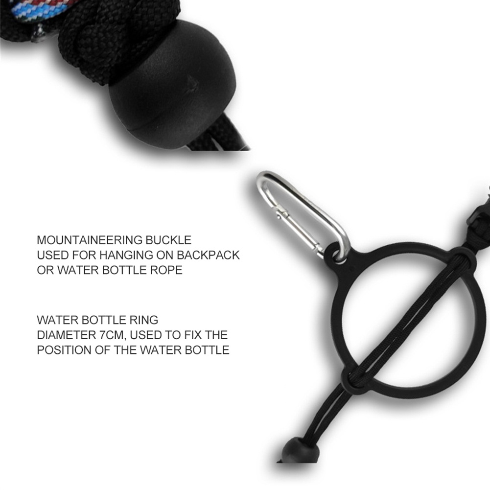 Dây Dù Bện 7 Lõi Gắn Bình Nước Đa Năng Tiện Dụng