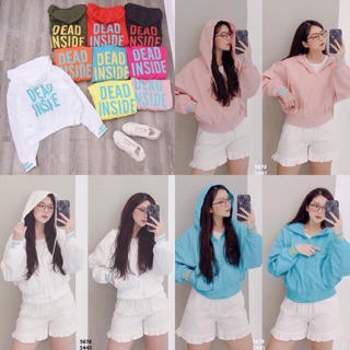 Áo khoác dù 2 lớp in chữ Dead-inside (hàng 2 lớp)