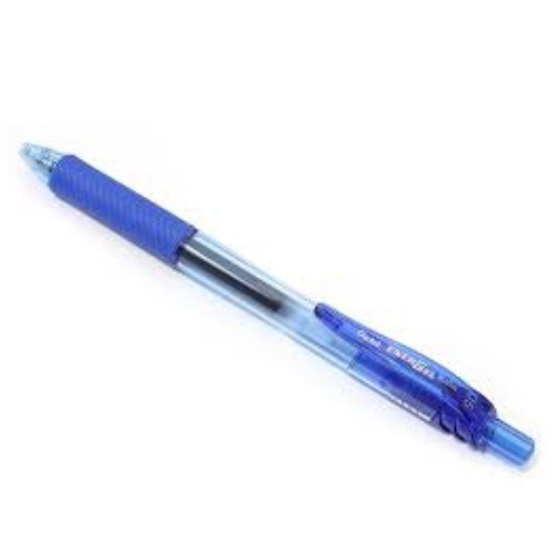Bút bi gel bấm Pentel Energel BLN105 mực xanh