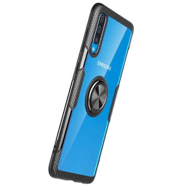 Ốp lưng Samsung A70 giá đỡ mặt lưng xem phim trong viền màu thời trang cao cấp