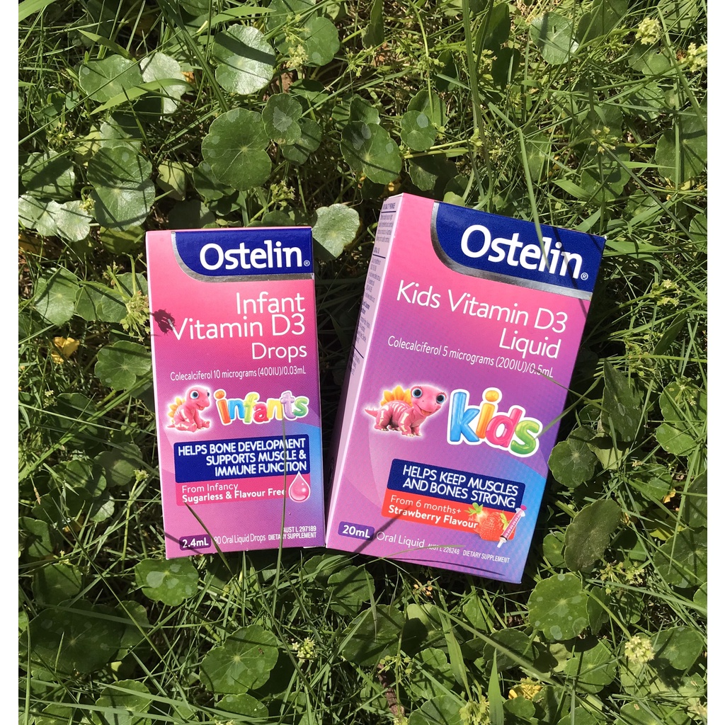 Ostelin Vitamin D3 cho bé - Úc