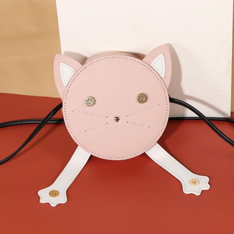 Túi Tự Đan Handmade Mèo Con Xấu Hổ