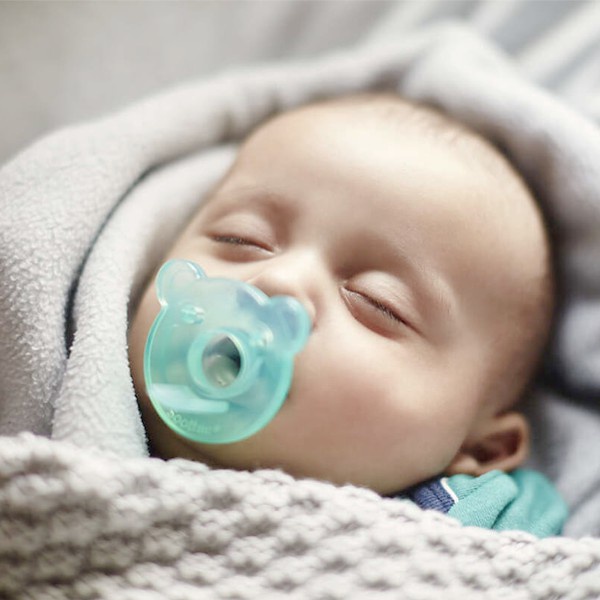 Ti ngậm silicon chuẩn y tế Philips Avent cho bé 3m+