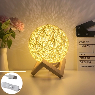Ikee sáng tạo đèn ngủ lãng mạn trăng quà tặng sinh nhật đèn led trang trí phòng ngủ đèn ngủ takraw bóng đèn đèn ngủ đứng đẹp