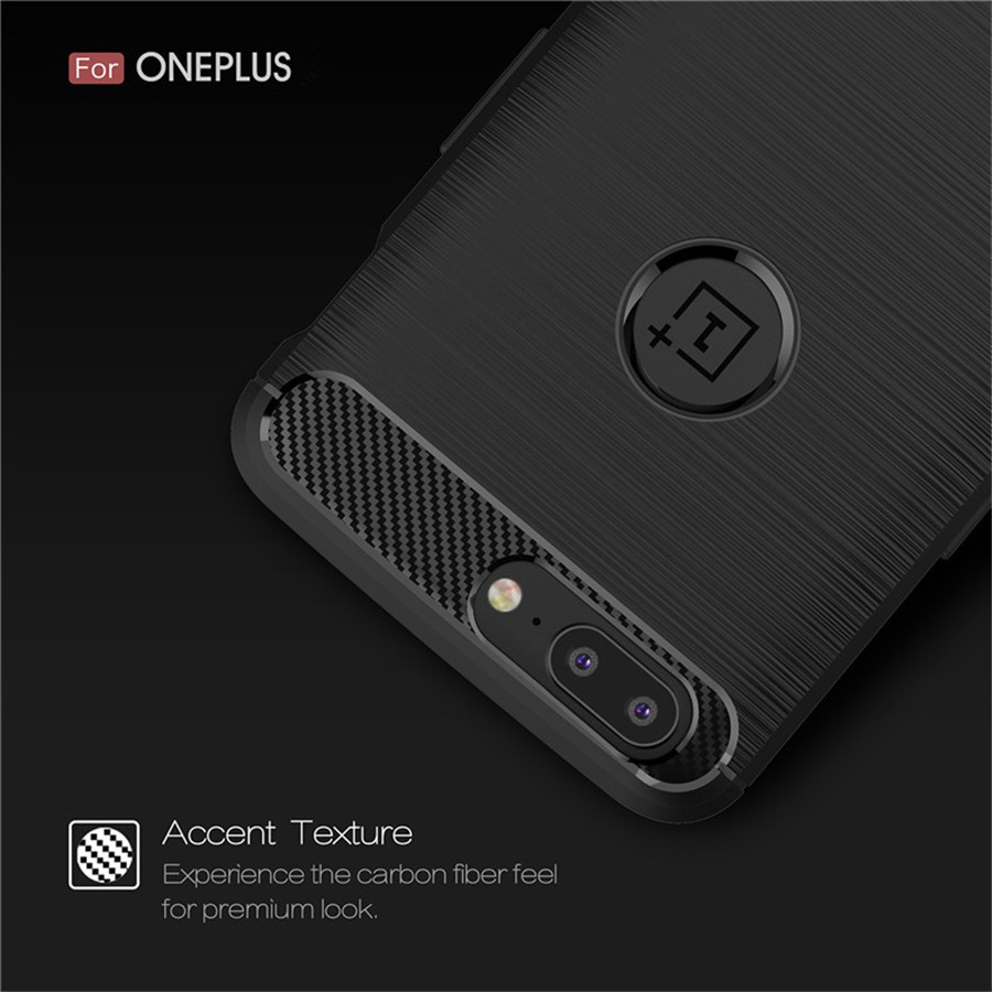 Ốp Điện Thoại Silicon Sợi Carbon Cho Oneplus 9 Pro 5 5T 6 6T One Plus