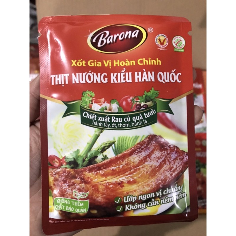 Xốt Gia Vị Hoàn Chỉnh Barona 80g các loại | BigBuy360 - bigbuy360.vn