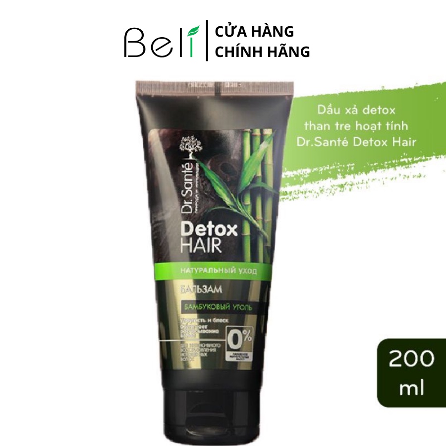 Dầu xả nuôi dưỡng tóc Dr. Sante Detox Hair Than Tre Hoạt Tính 200ml - BioTopcare Official - TN129