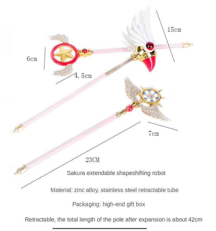 Gậy Phép Thuật Sakura Hóa Trang Thủ Lĩnh Thẻ Bài